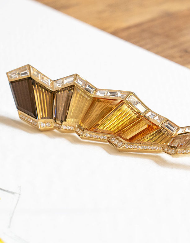 Official image for Clive Christian partners with jeweller Tomasz Donocik on a one-off brooch